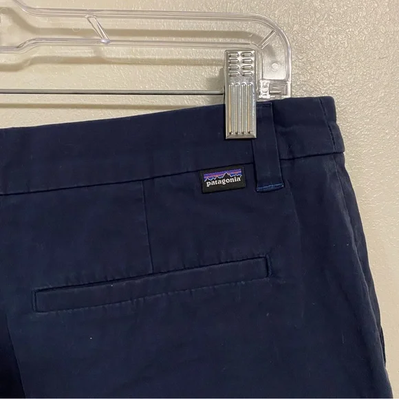 Patagonia Shorts Women’s Size 10 Navy Chino Shorts Organic Cotton - Picture 6 of 15